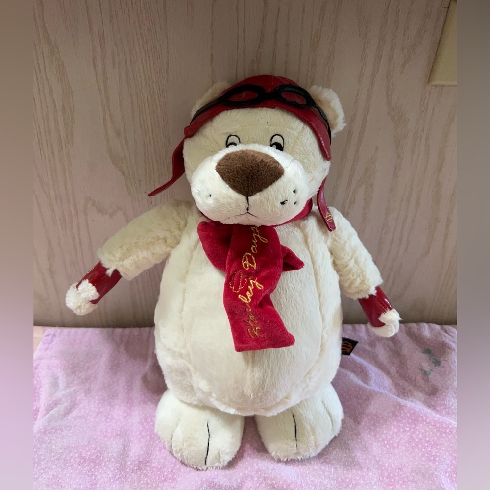 Harley-Davidson “Happy Harley Days Plush with Red Jacket and Gold Logo